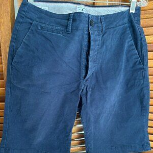 Jack and Jones chino men's shorts, blue button-down, size M